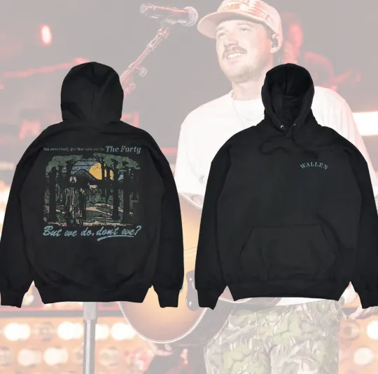 Discover Don’t We Hoodie 2 Sided Black Unisex S-5XL Wallen Western 2026 Tour Fan Hoodie