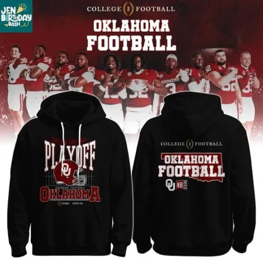 Oklah@ma 2025-2026 College Football Playoff Hoodie 2D