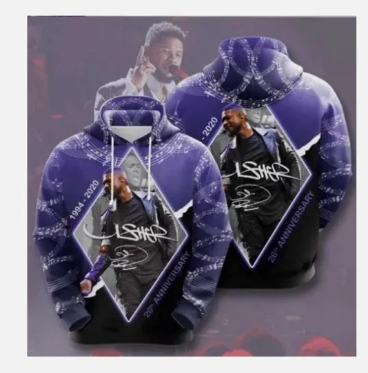 Discover Usher Singer Anniversary 3D Hoodie All over print