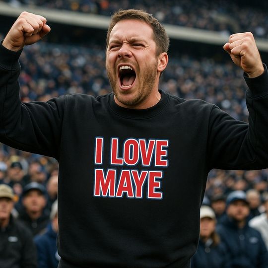 Discover I Love Maye T-Shirt, Funny QB Fan Tee, Funny Football Shirt, Game Day Shirts