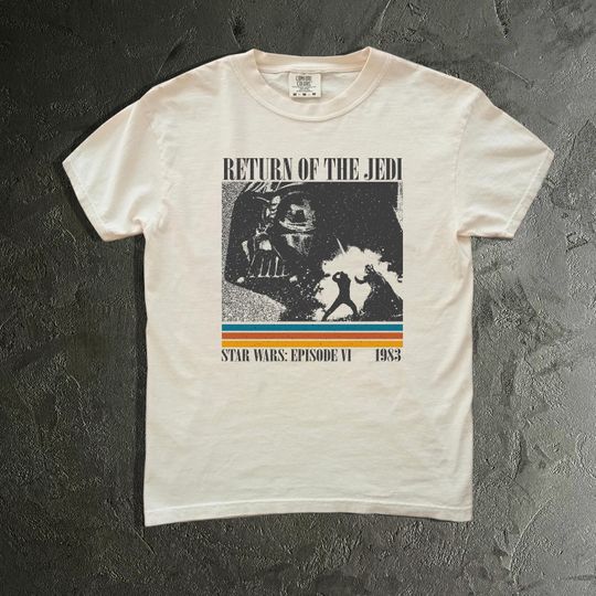 Return of the Jedi T-Shirt | Star Wars Episode VI Retro Tee | Darth Vader 1983 Vintage