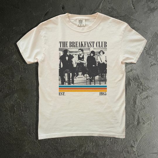 Discover The Breakfast Club Movie T-Shirt Retro Film Tee