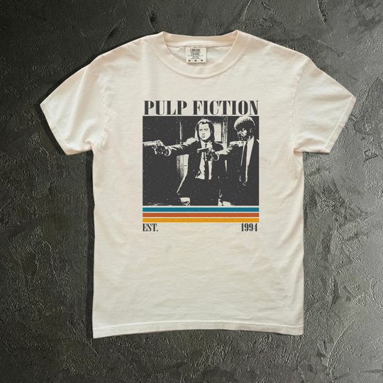 Discover Pulp Fiction Movie T-Shirt, Retro Film Tee