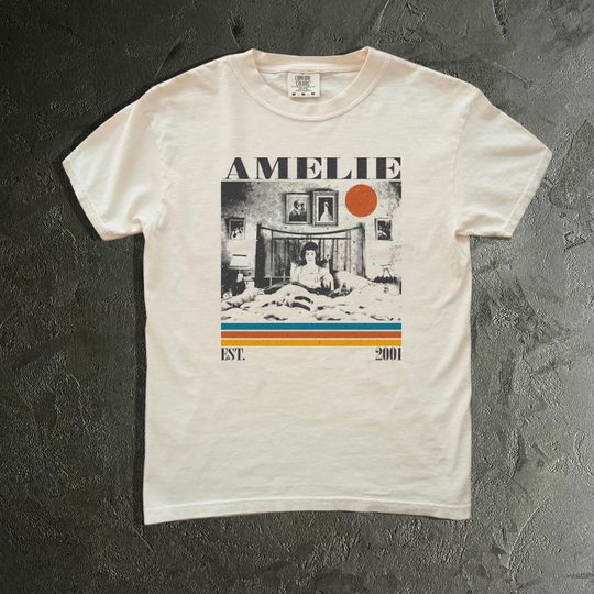 Discover Amelie Movie T-Shirt  Retro Film Tee