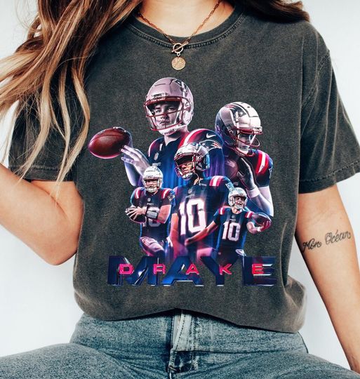 Discover Comfort Colors Drake Maye Shirt, Drake Maye New England Patriots Shirt, Casual Wear Graphic Tee, Sports Fan Gift Sweatshirt, football Fan Shirt,