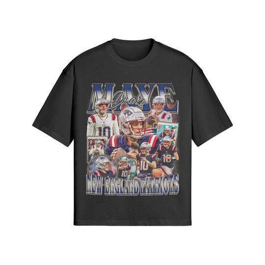 Discover Drake Maye x Patriots Vintage Tee