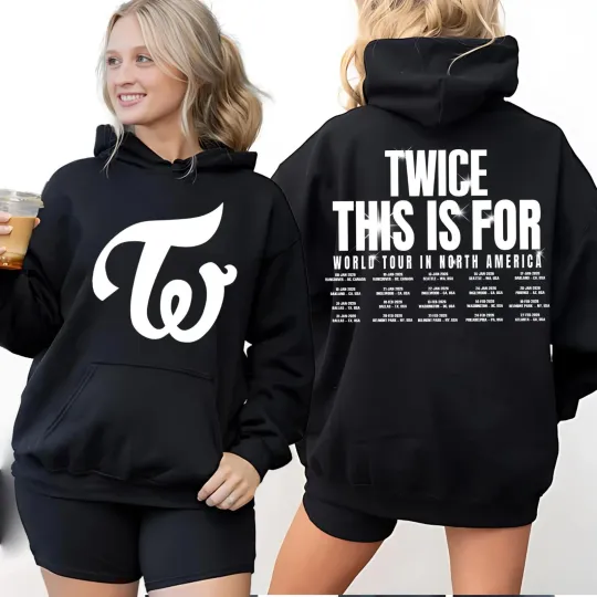 Discover Twice This is for World Tour in US 2026 Hoodie