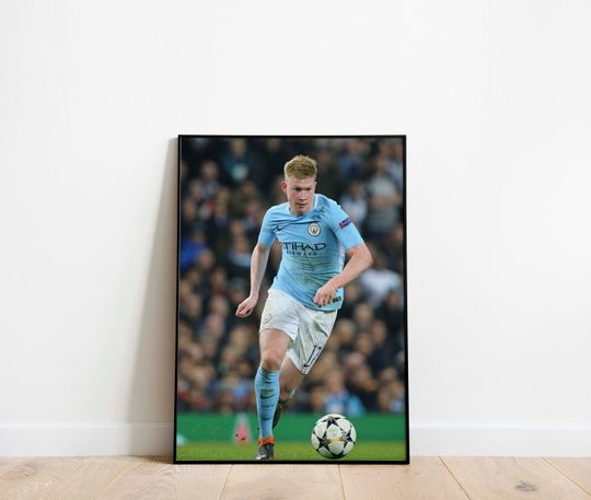 Discover Kevin de Bruyne Football Manchester City Poster