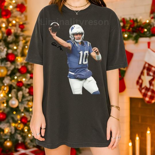 Discover Vintage 90s Drake Maye Graphic Shirt - Unisex Football Tee