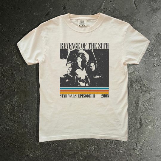 Star Wars: Revenge of the Sith T-Shirt, Episode III 2005 Movie Poster Graphic Tee