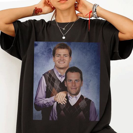 Discover Drake Maye Brady Football Shirt, New England Step Bros Tee, Funny Football Gift Unisex