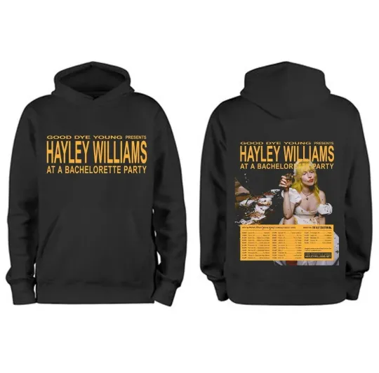Discover Hayley Williams At A Bachelorette Party 2026 Tour Hoodie