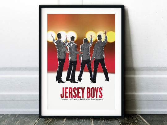 Discover Jersey Boys Musical Print Poster