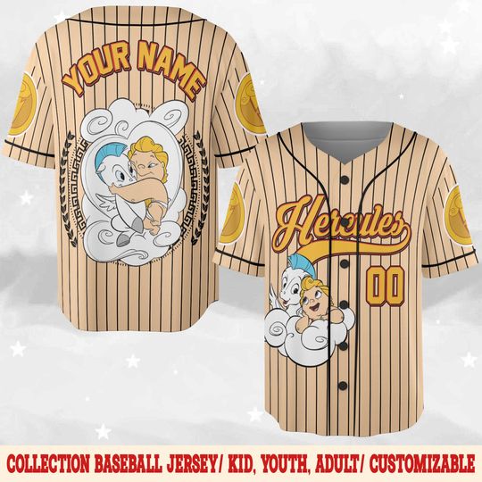 Discover Baby Hercules Jersey Shirt, Disney Hercules Baseball Jersey, Baby Hercules Cosplay, Disney Family Shirts, Disney World Shirt D2J207