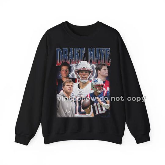 Discover Drake Maye 90s Syles Sweatshirt , Hoodie