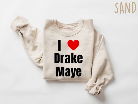 Discover I Love Drake Maye Sweatshirt, Tar Heels College Game Day Apparel Sweatshirt Gift, Drake Maye Fan T-Shirt, UNC Football Quarterback Tee