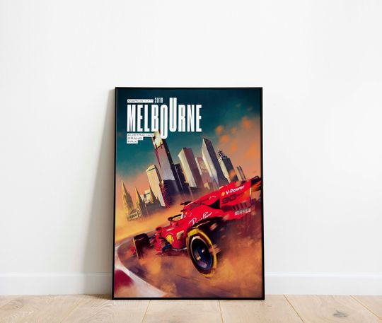 Discover Formula 1 Australia Melbourne 27th March 2019 Print Poster