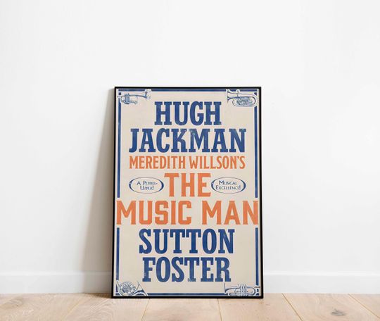 Discover The Music Man Musical Theatre Print Poster