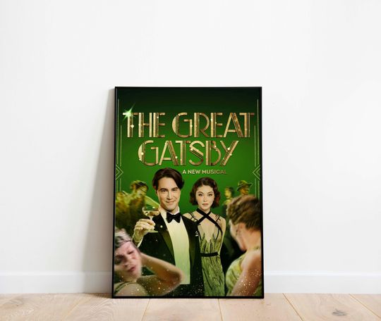 Discover The Great Gatsby Musical Theatre Print Poster
