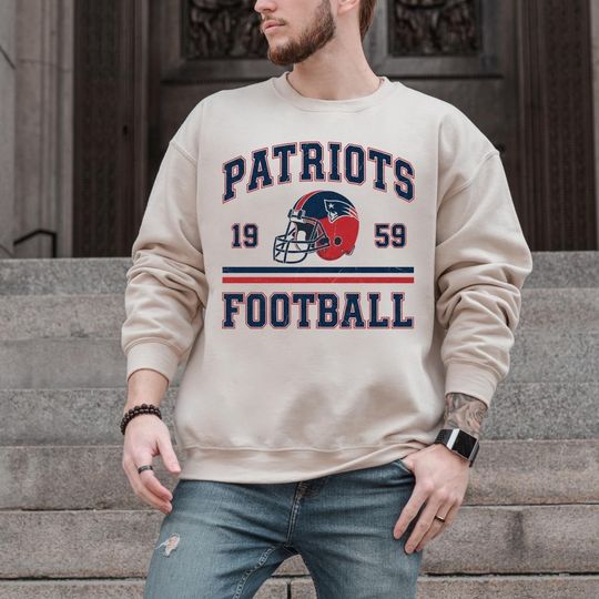 Vintage 90s New England Patriots Football Sweatshirt