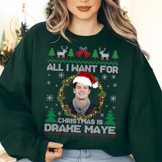 Discover All I Want For Christmas Is D Maye Sweatshirt, Drake I Love Shirt