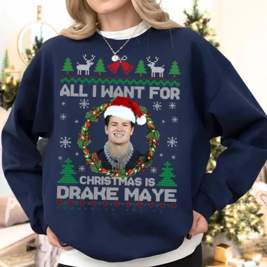 Discover All I Want For Christmas Is D Maye Sweatshirt, I Love Drake M Shirt