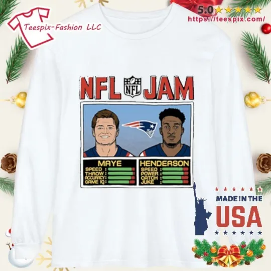 Discover Drake Maye & Treveyon Henderson Football Jam Sweatshirt