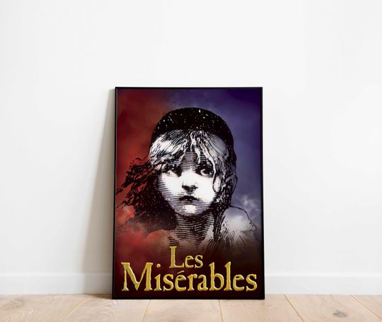 Discover Les Miserables Musical Theatre Print Poster