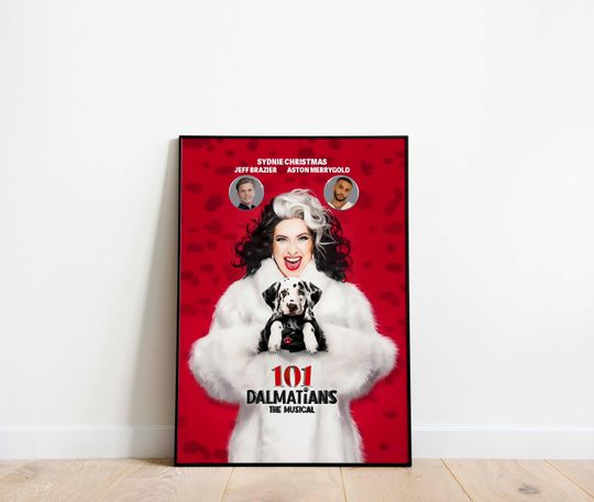 Discover 101 Dalmatians Musical Theatre Print Poster