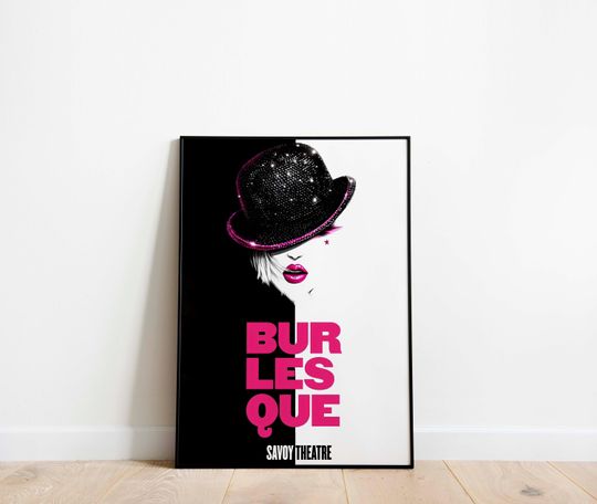 Discover Burlesque Musical Theatre Print Poster