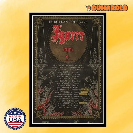 Discover Igorrr European Tour 2026 Poster Home Decor, Wall Art, Fan Gift