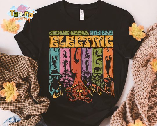 Disney Muppets Doctor Teeth And The Electric Mayhem Shirt, Vintage Band T-Shirt, Disney Muppets Show Tee, Magic Kingdom Gift
