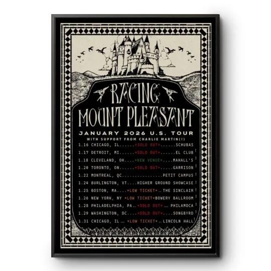 Discover Racing Mount Pleasant January 2026 America Tour Poster