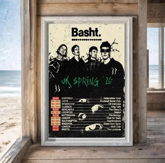 Discover Poster Basht. UK Spring Tour 2026