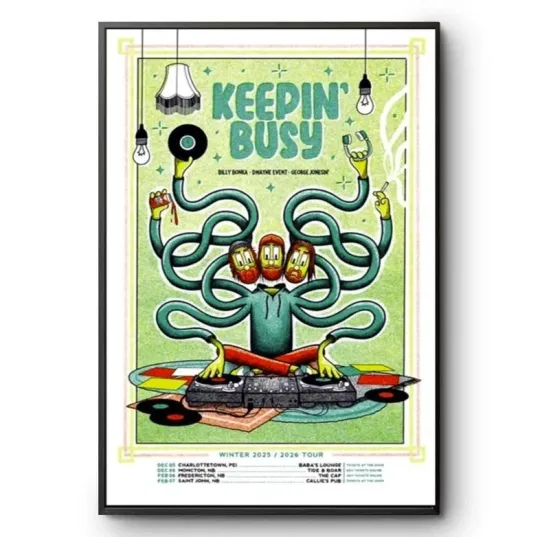 Discover Keepin Busy Winter 2025-2026 Tour Poster