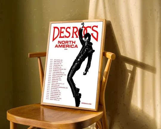 Discover Des Rocs North America Tour 2026 Poster