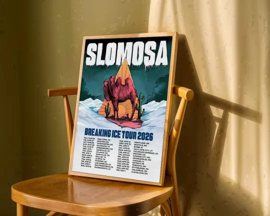 Discover Slomosa Poster Breaking Ice Tour 2026