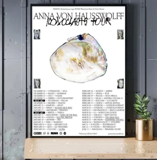Discover Anna Von Hausswolff Iconoclasts Tour 2026 Poster