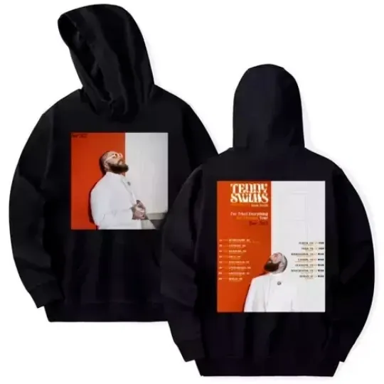 Discover Teddy Swims Tour 2025 Hoodie Fan Gift Double Sided