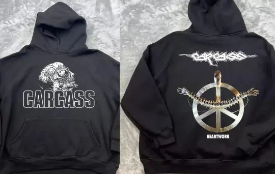 Discover Collection Carcass On Tour Gift For Fan Black 2-sides Hoodie