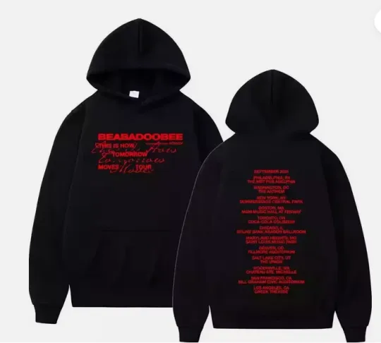 Discover Beabadoobee This Is How Tomorrow Moves Tour 2024 Hoodie Fan Gift 2 Sided