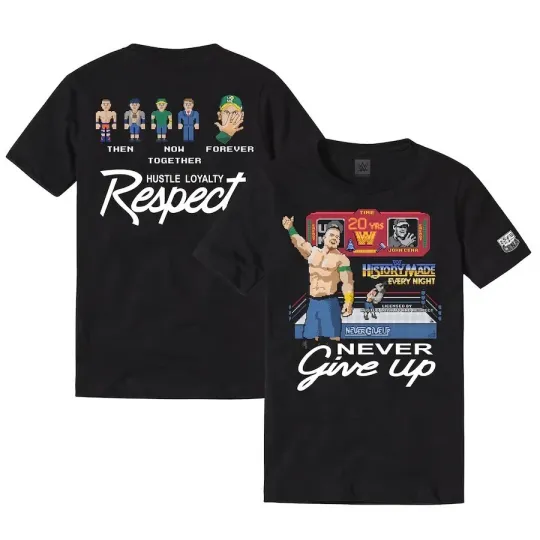 Discover Wrestling Entertainment Jo Cen “20 Years Never Give Up” T-shirt Official All Sizes
