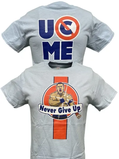 Jo Cen Blue Orange Never Give Up 20 Years Mens T-shirt