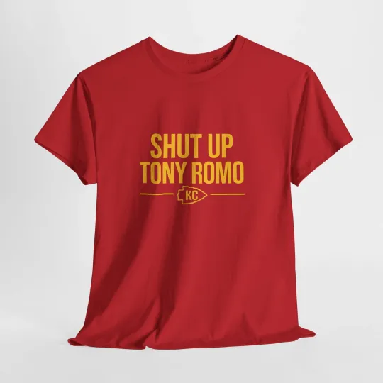 Kansas City Chiefs Football T-Shirt - Shut Up Tony Romo
