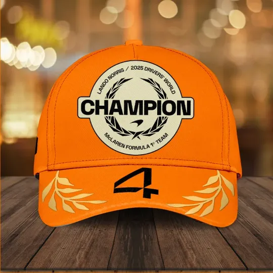Discover Lando Norris World Champion 2025 Classic Cap, Gift For Fans