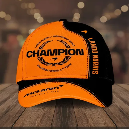 Lando Norris World Champions 2025 Classic Cap, Gift For Fans