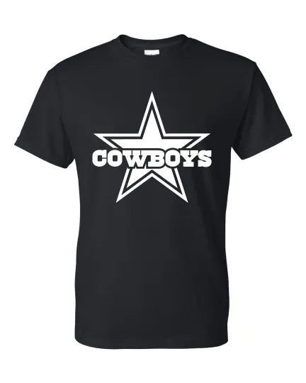 Discover Dallas Cowboys Star T-Shirt All Colors + Design Colors Sizes S-5XL & Youth Kids