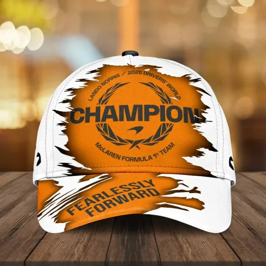 Lando Norris 2025 World Champion Classic Cap, Gift For Fans
