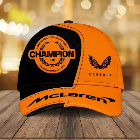 Lando Norris World Champions 2025 Classic Cap, Gift For Fans