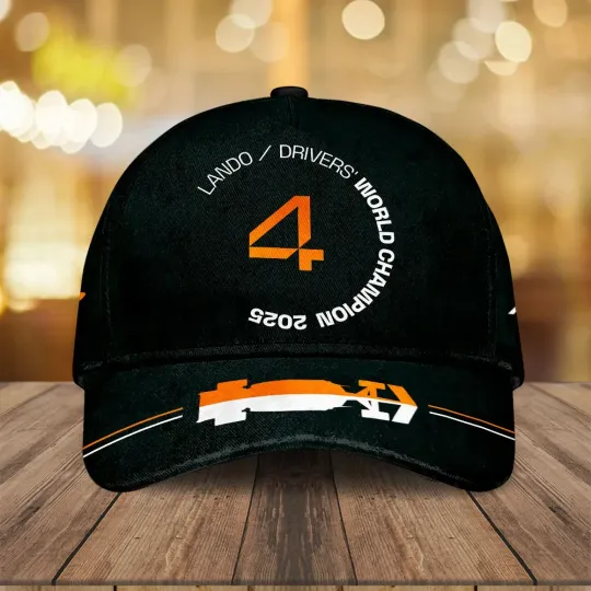 Lando Norris World Champions 2025 Classic Cap, Gift For Fans